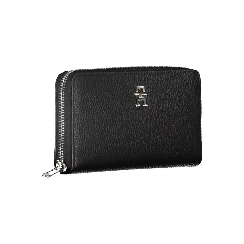 Tommy Hilfiger Black Polyethylene Women Wallet Tommy Hilfiger