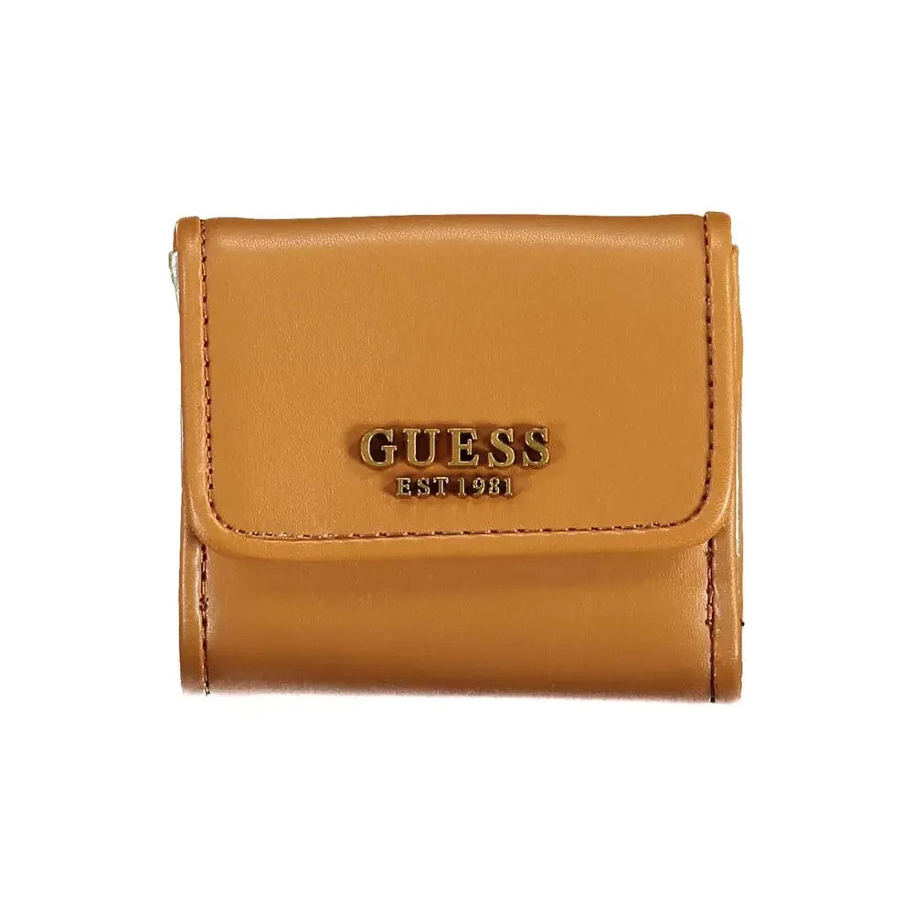 Guess Jeans Brown Polyethylene Women Wallet Guess Jeans