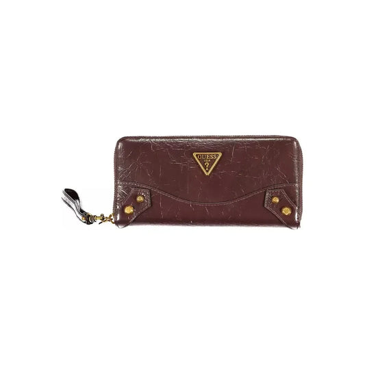 Guess Jeans Brown Polyethylene Women Wallet Guess Jeans