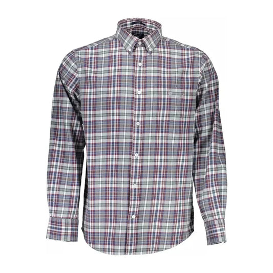 Gant Blue Cotton Men Shirt Gant