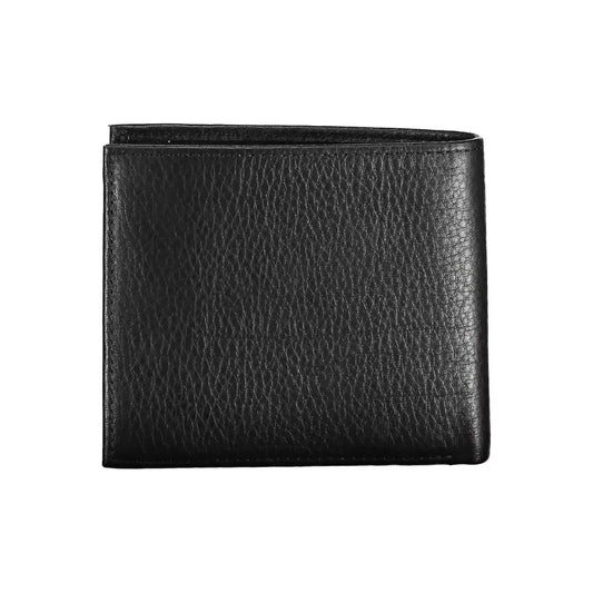 Tommy Hilfiger Black Leather Men Wallet Tommy Hilfiger