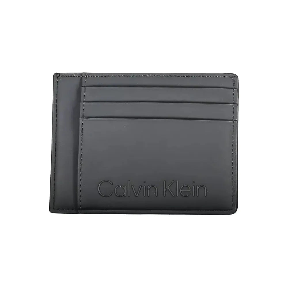 Calvin Klein Black Polyester Men Wallet Calvin Klein