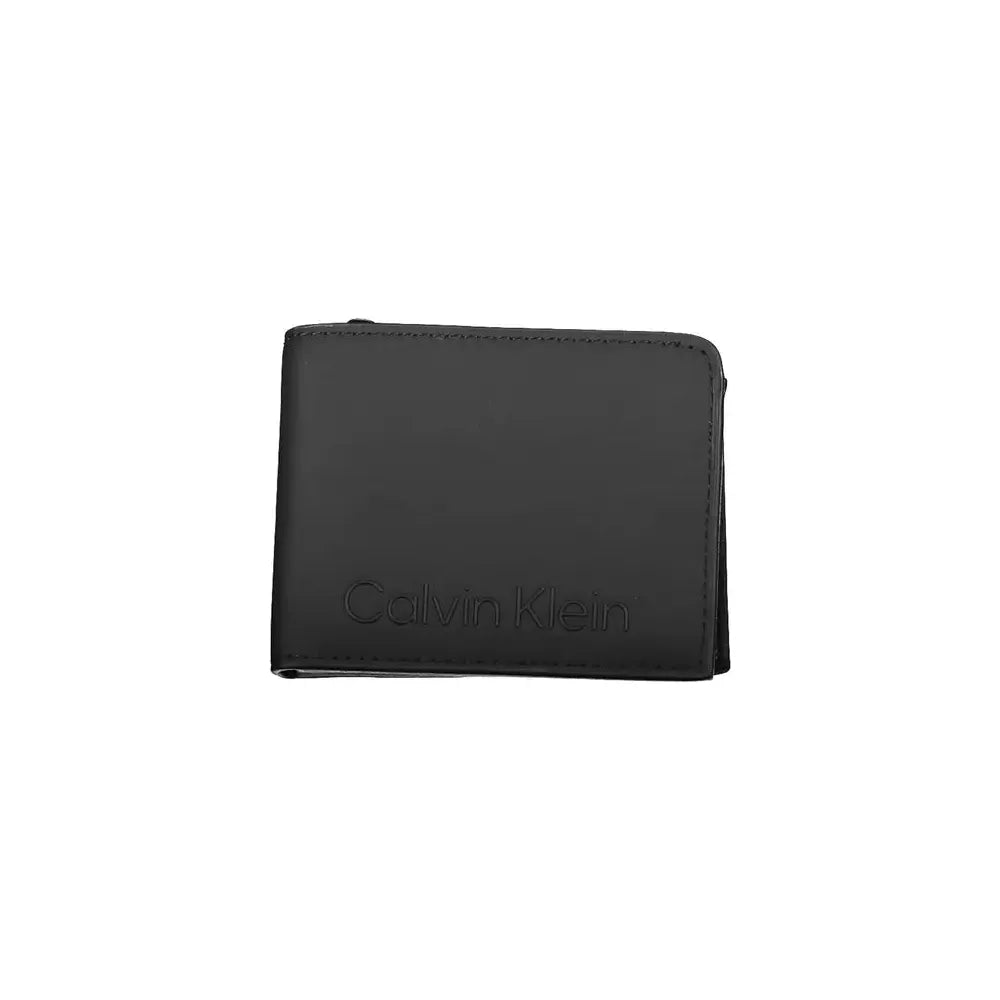 Calvin Klein Black Leather Men Wallet Calvin Klein