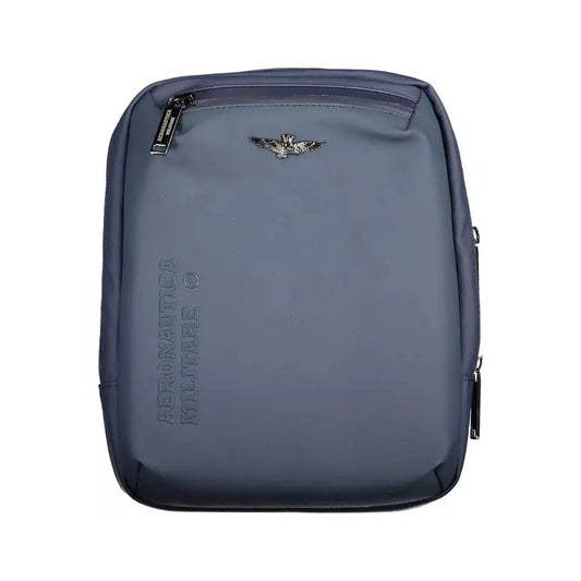 Aeronautica Militare Blue Polyester Men Shoulder Bag Aeronautica Militare