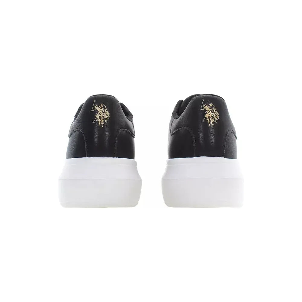 U.S. POLO ASSN. Black Polyester Women Sneaker U.S. POLO ASSN.