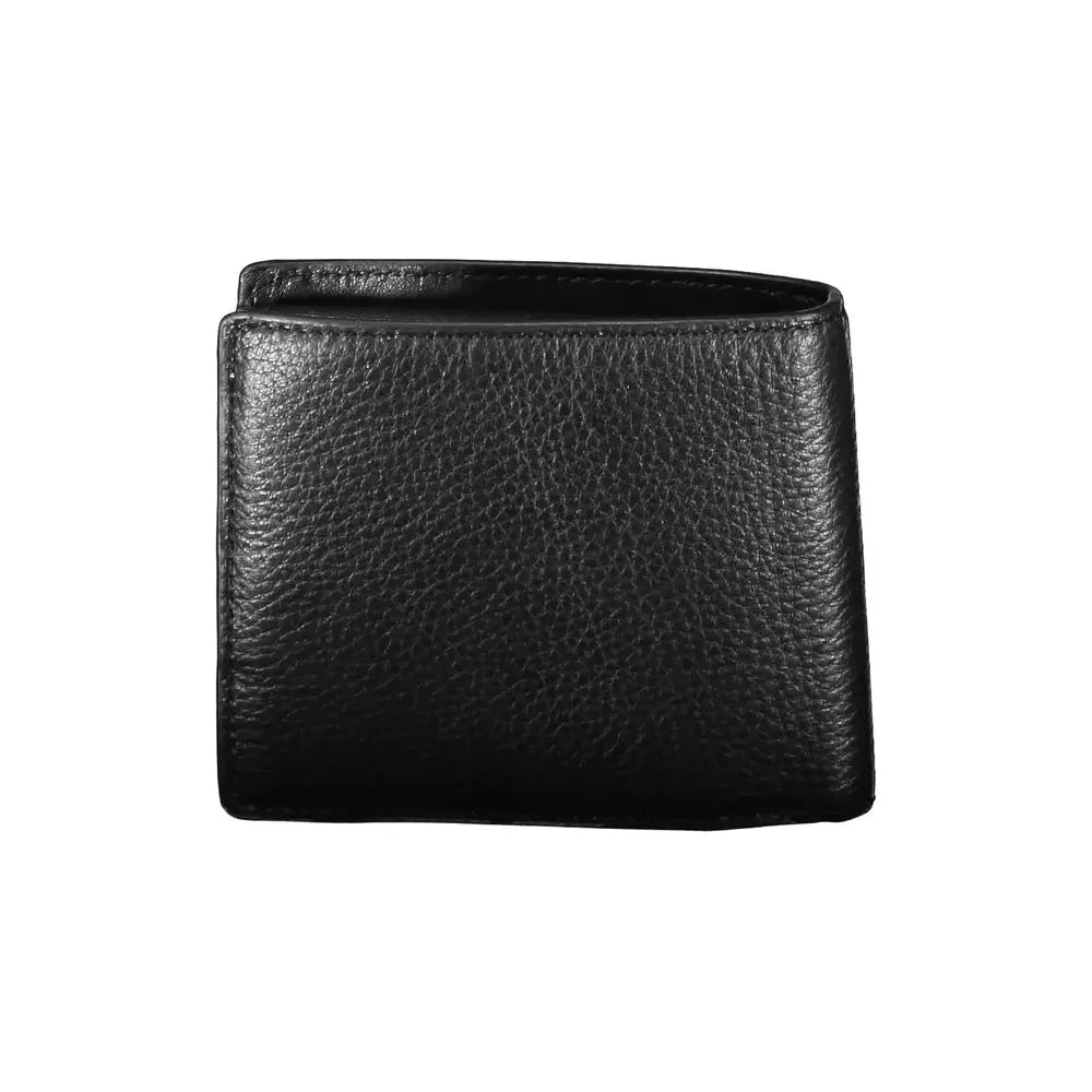 Tommy Hilfiger Black Leather Men Wallet Tommy Hilfiger