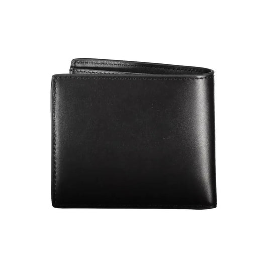 Tommy Hilfiger Black Leather Men Wallet Tommy Hilfiger