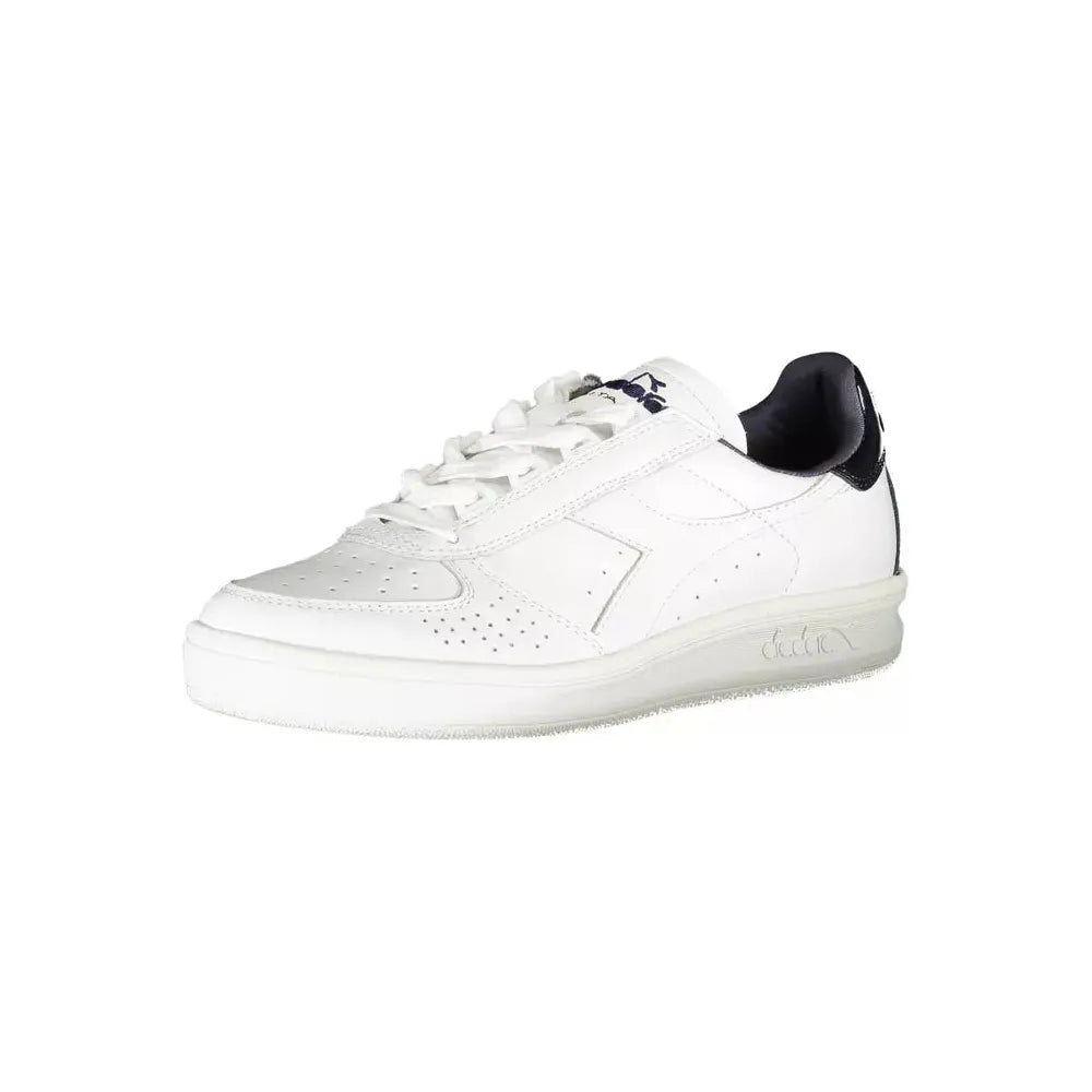 Diadora White Leather Women Sneaker Diadora