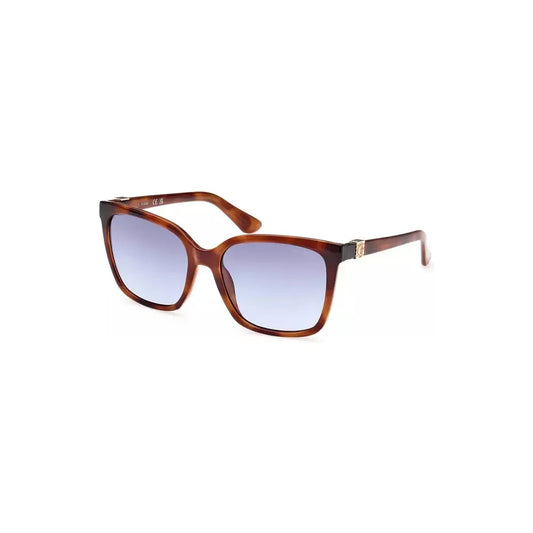 Guess Jeans Brown Injected Women Sunglass Guess Jeans