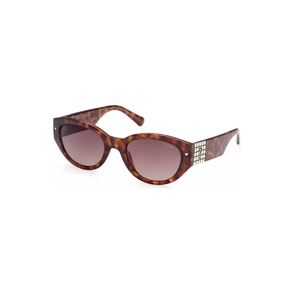 Guess Jeans Brown Injected Women Sunglass Guess Jeans