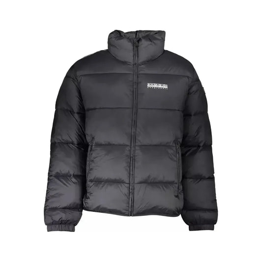 Napapijri Black Polyamide Men Jacket Napapijri