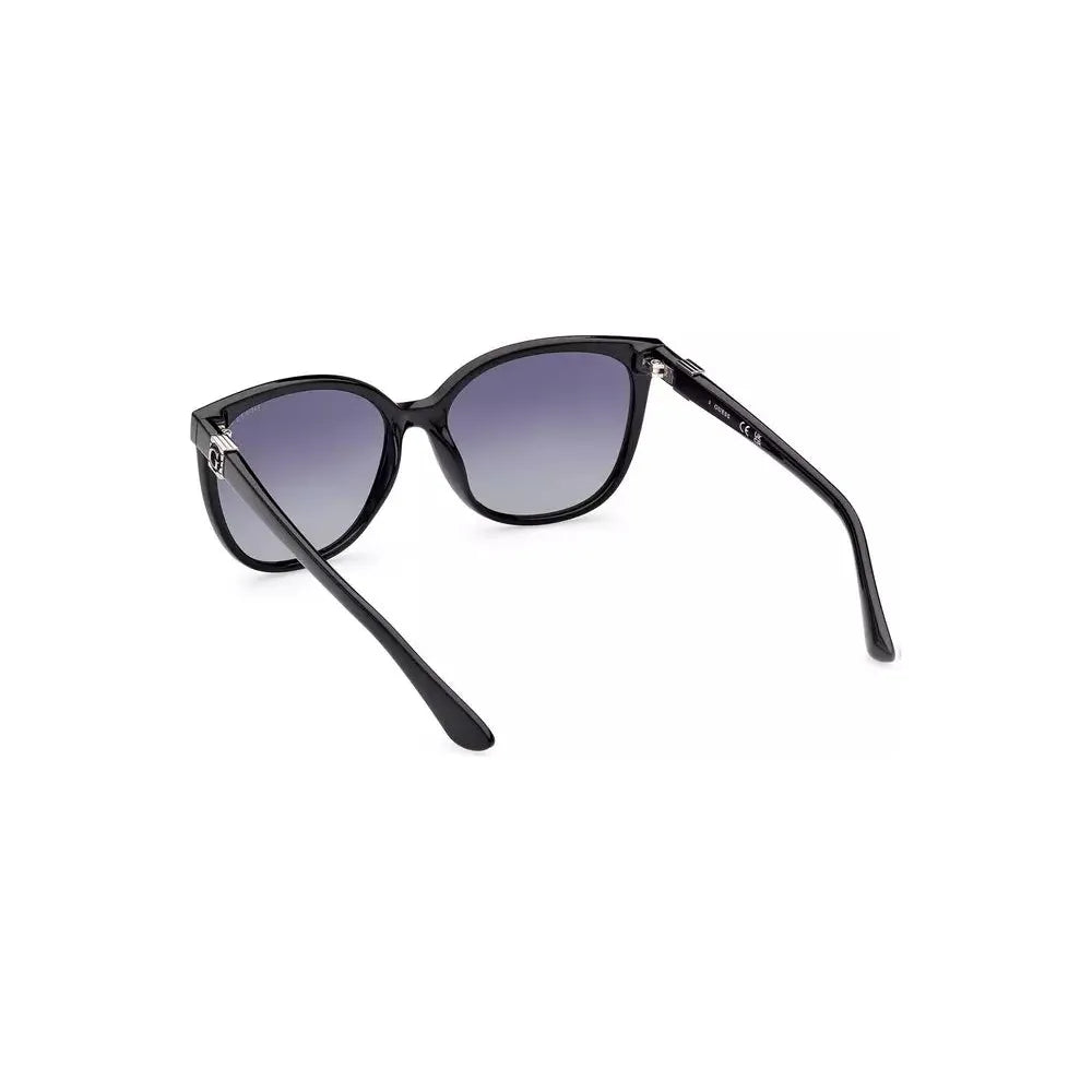 Guess Jeans Black Injected Unisex Sunglass Guess Jeans