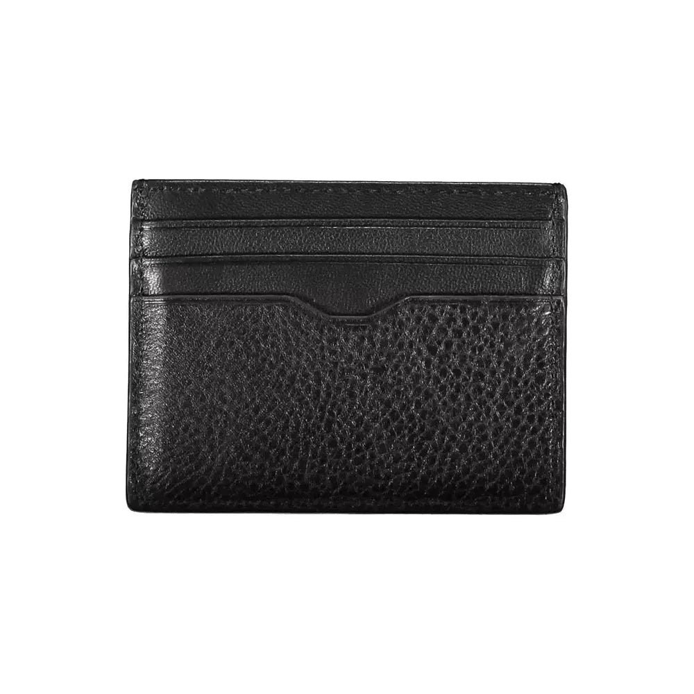 Tommy Hilfiger Black Leather Men Wallet Tommy Hilfiger