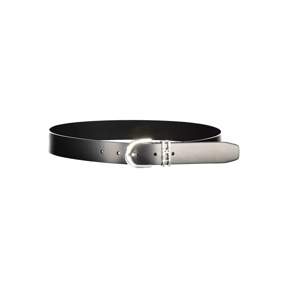 Calvin Klein Black Leather Women Belt Calvin Klein