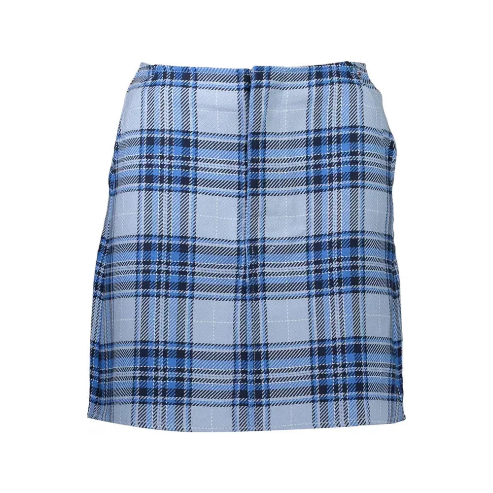 Tommy Hilfiger Light Blue Cotton Women Skirt Tommy Hilfiger