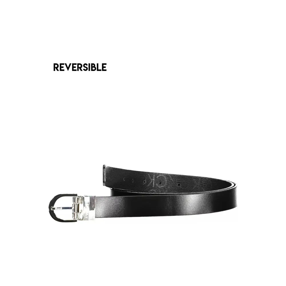 Calvin Klein Black Polyester Women Belt Calvin Klein