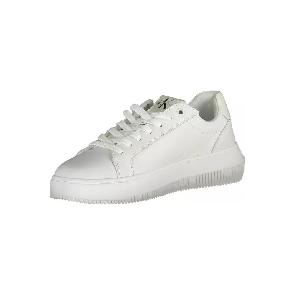 Calvin Klein White Leather Women Sneaker Calvin Klein