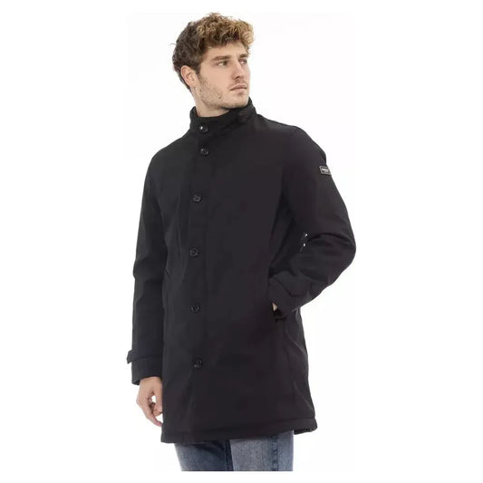 Baldinini Trend Black Polyester Men's Jacket Baldinini Trend