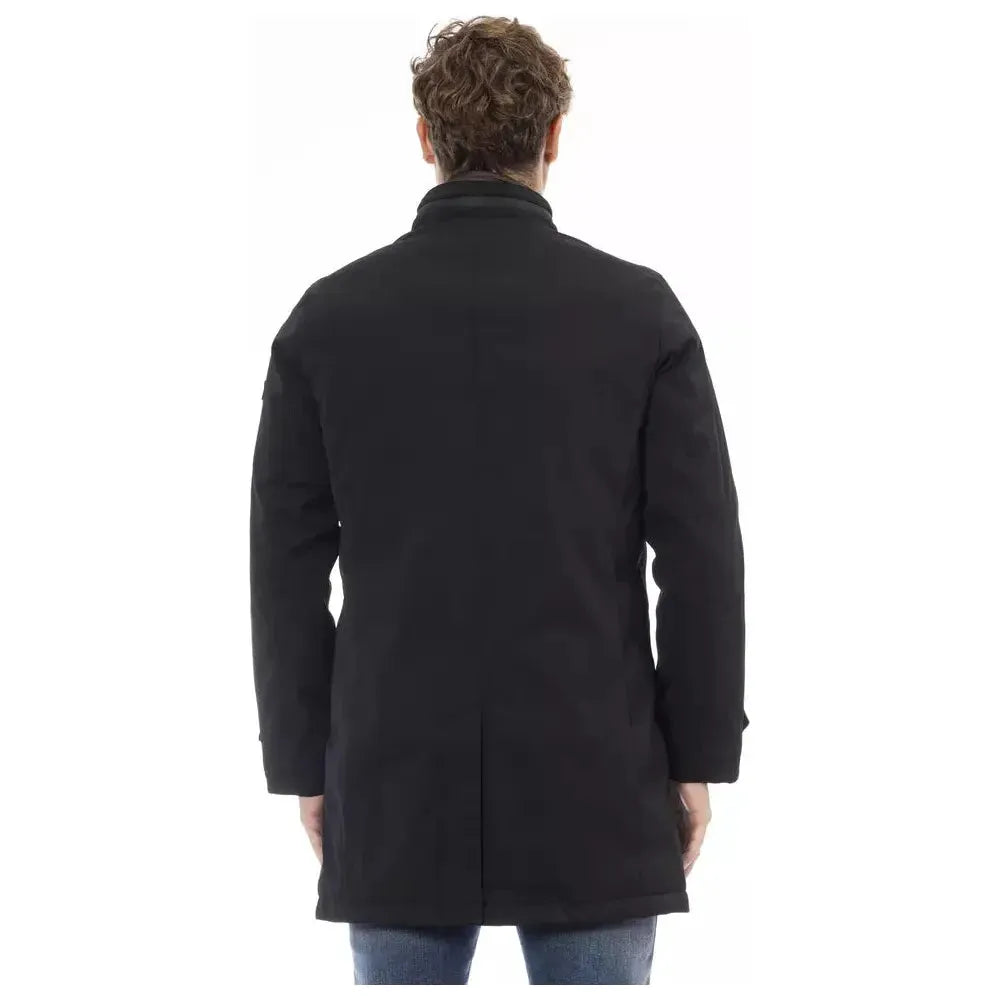 Baldinini Trend Black Polyester Men's Jacket Baldinini Trend