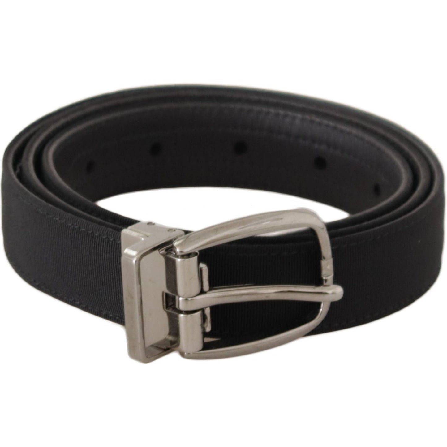 Dolce & Gabbana Elegant Black Leather Designer Belt Dolce & Gabbana