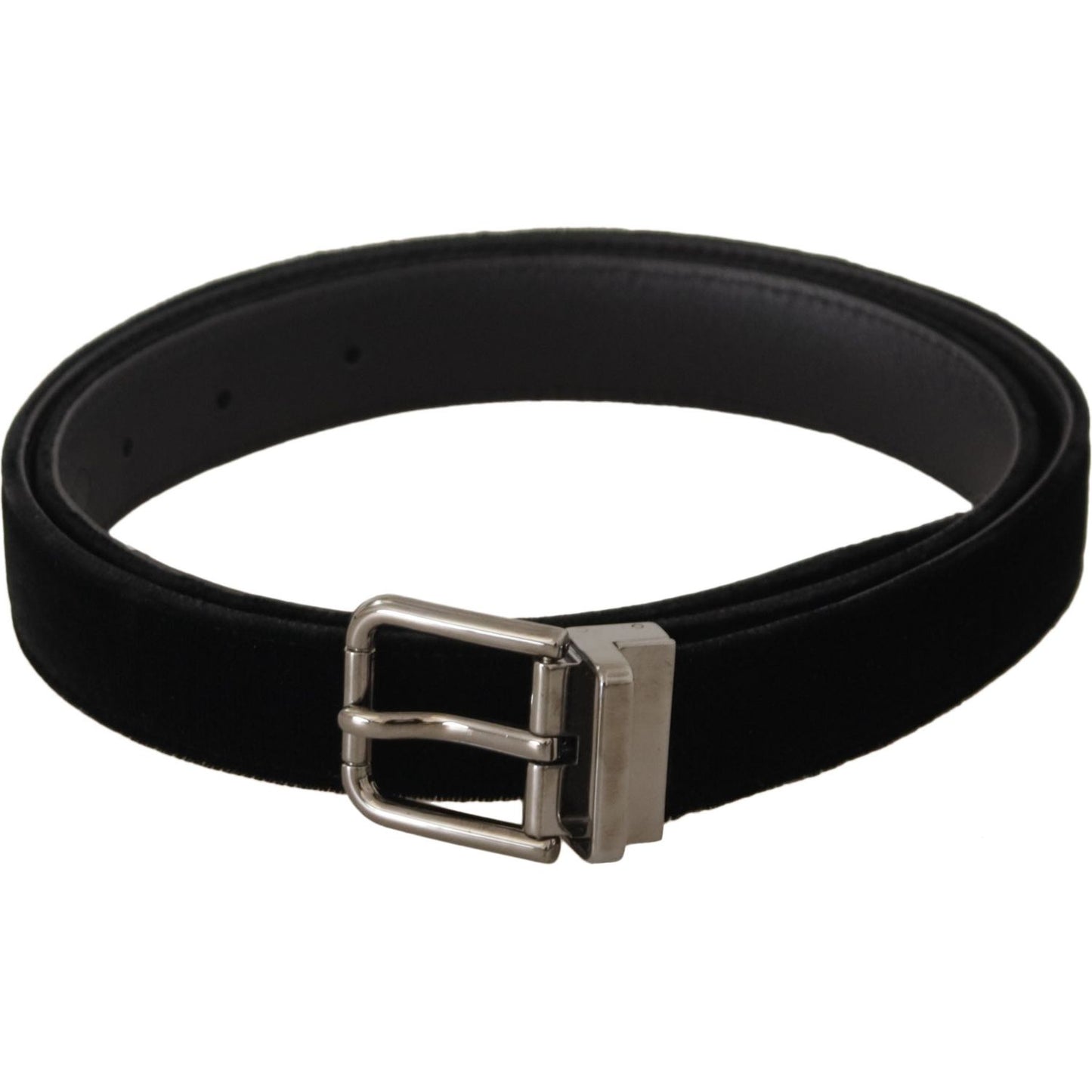 Dolce & Gabbana Elegant Velvet Designer Belt Dolce & Gabbana