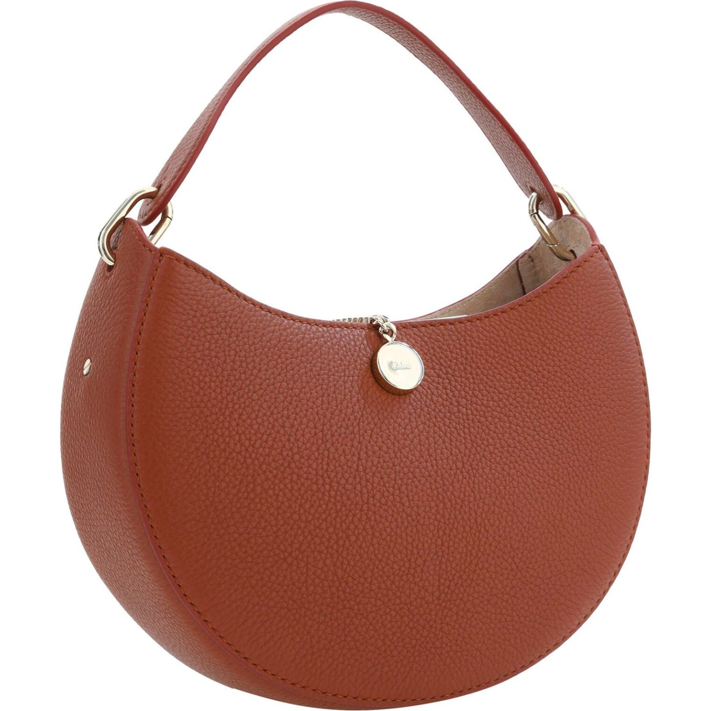 Chloé Sepia Brown Small Arlène Leather Shoulder Bag Chloé