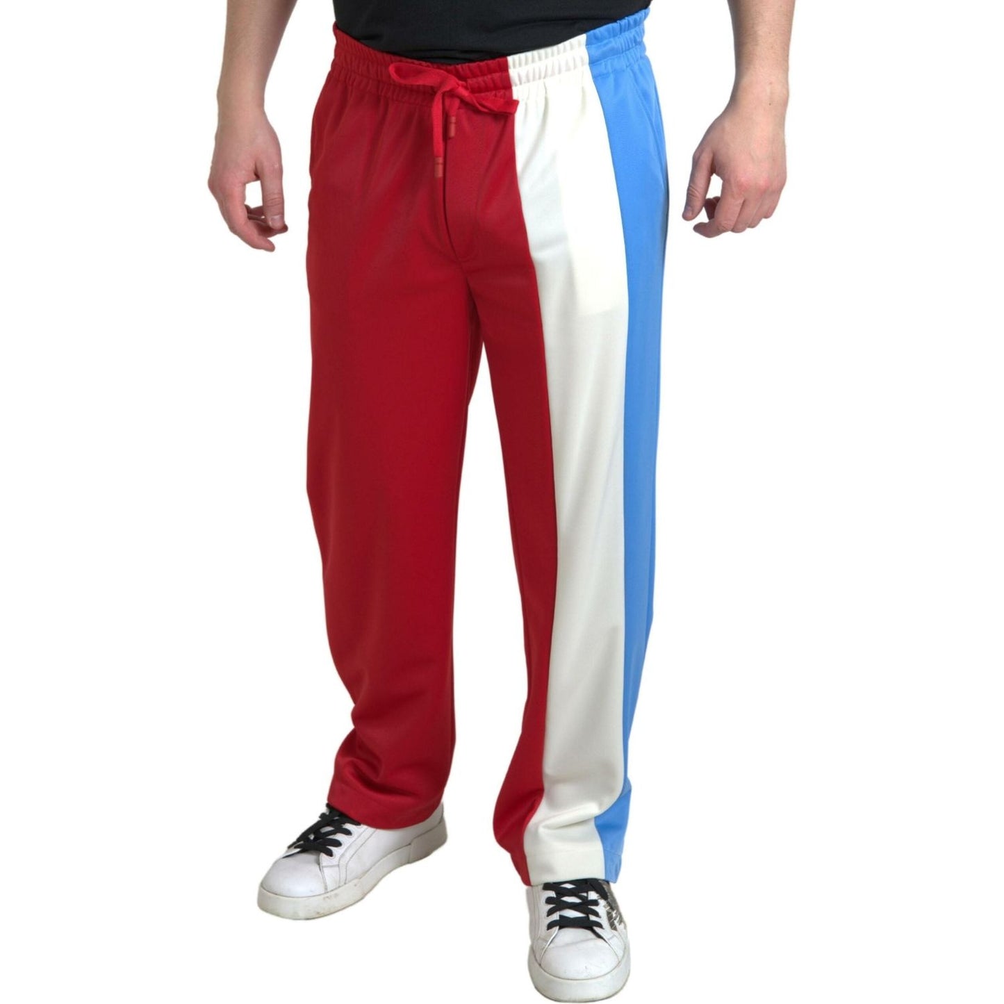 Dolce & Gabbana Elegant Striped Drawstring Sweatpants Dolce & Gabbana