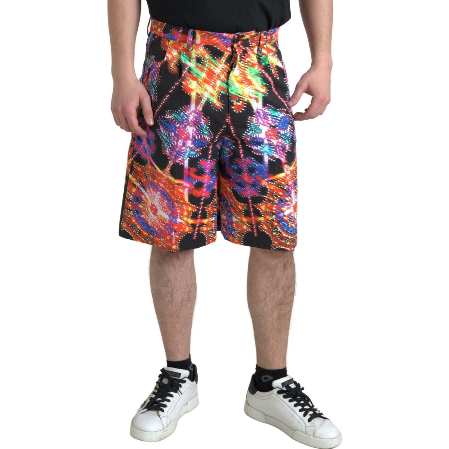 Dolce & Gabbana Multicolor Printed Bermuda Shorts Dolce & Gabbana