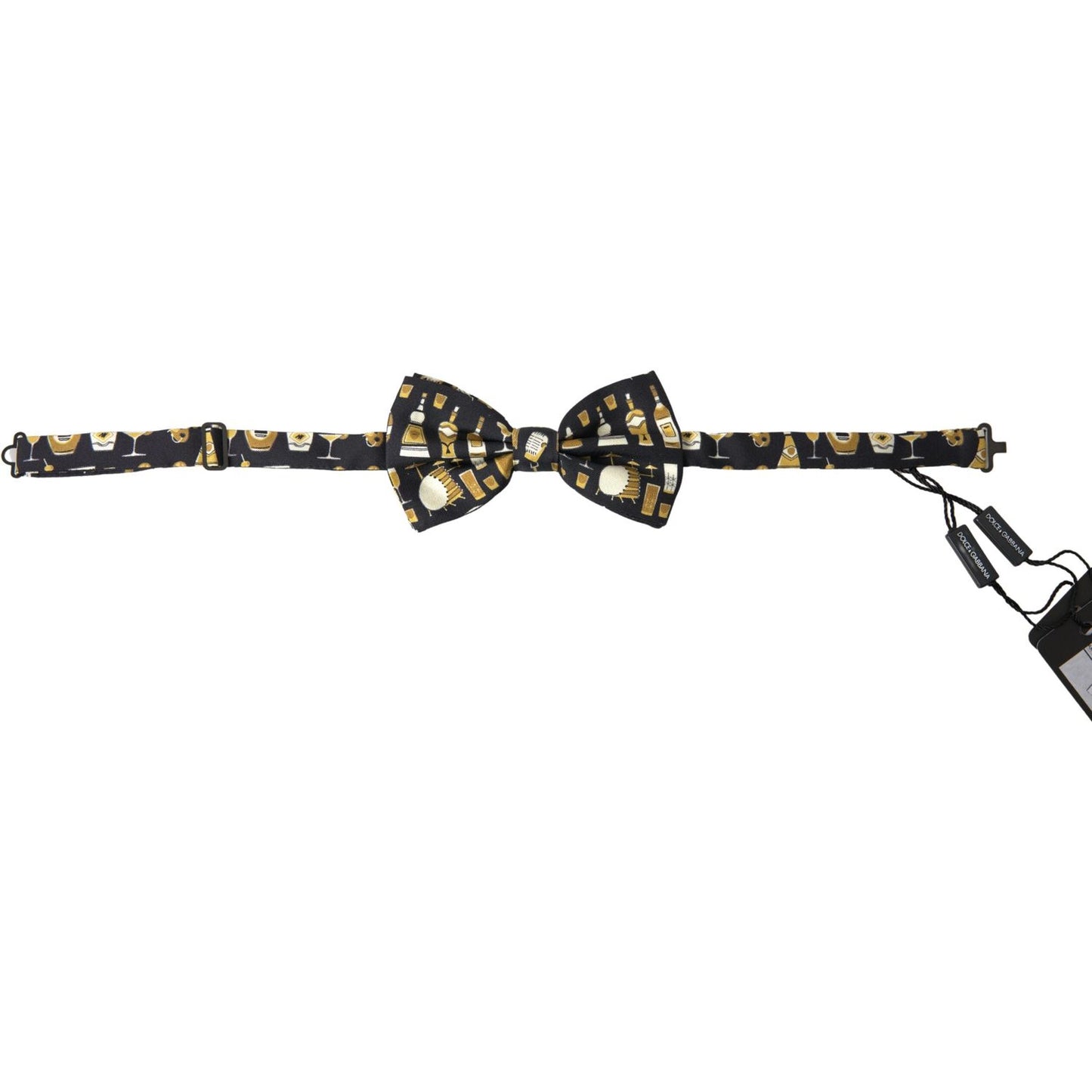 Dolce & Gabbana Elegant Black Silk Bow Tie Dolce & Gabbana