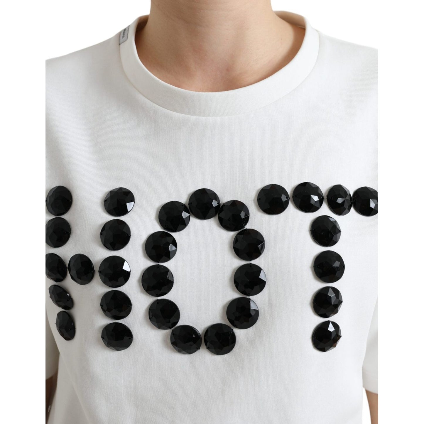 Dolce & Gabbana Embellished Crew Neck Fashion Tee Dolce & Gabbana