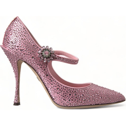 Dolce & Gabbana Enchanting Pink Crystal Pumps Dolce & Gabbana