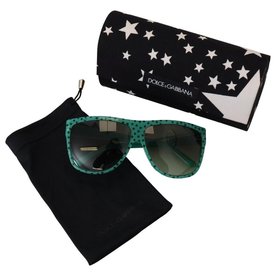 Dolce & Gabbana Chic Square Sunglasses with Star Pattern Dolce & Gabbana