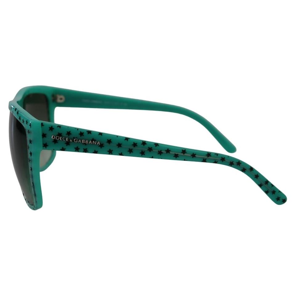 Dolce & Gabbana Chic Square Sunglasses with Star Pattern Dolce & Gabbana