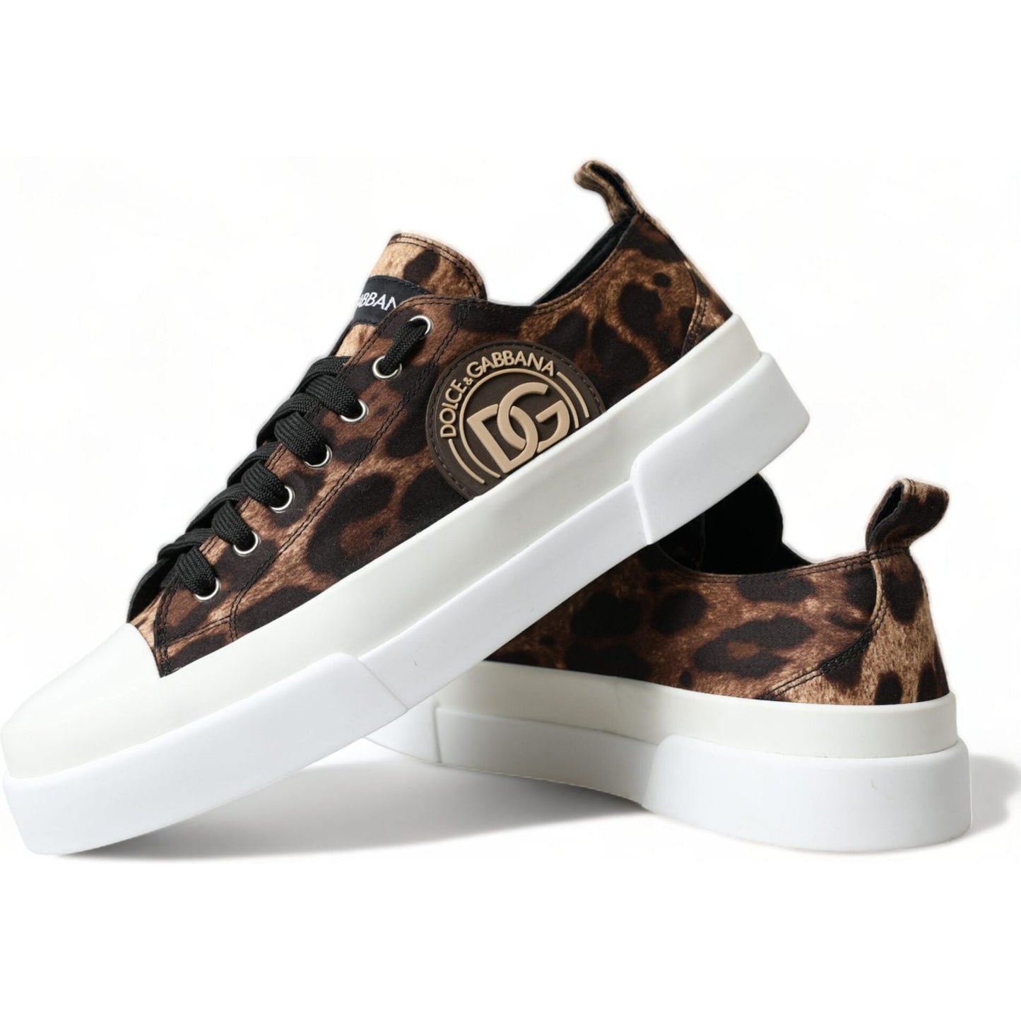 Dolce & Gabbana Elegant Leopard Print Casual Sneakers Dolce & Gabbana