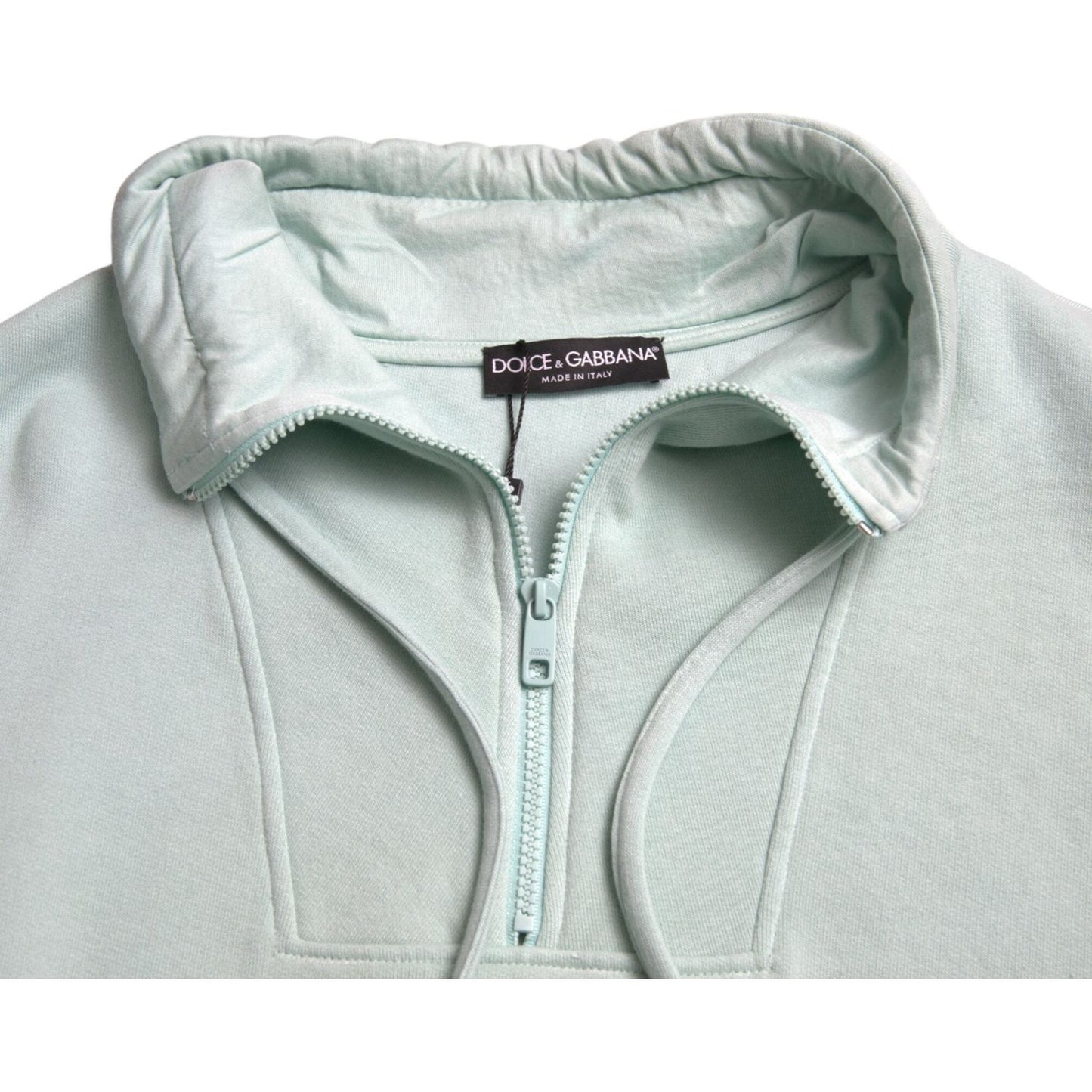 Dolce & Gabbana Chic Mint Green Pullover Sweater Dolce & Gabbana