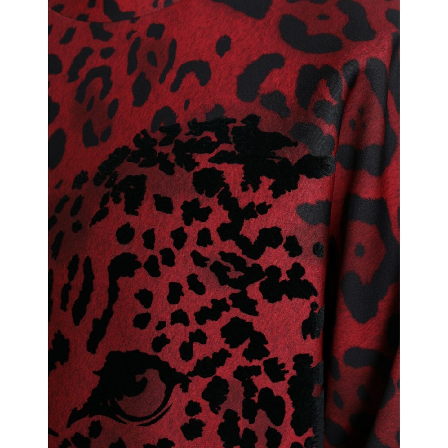 Dolce & Gabbana Elegant Leopard Print Pullover Sweater Dolce & Gabbana