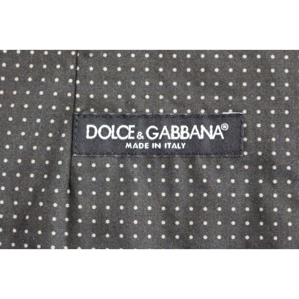 Dolce & Gabbana Elegant Gray Cotton Dress Vest Dolce & Gabbana