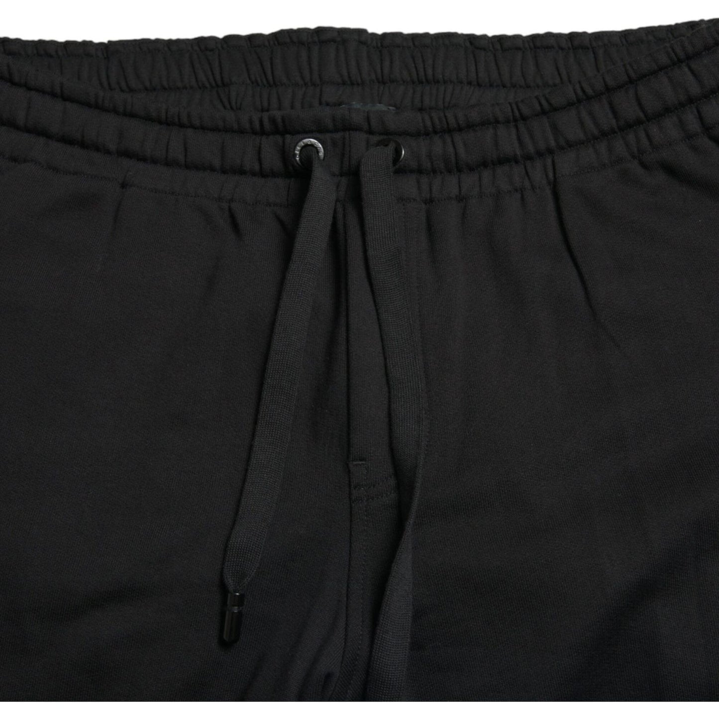 Dolce & Gabbana Elegant Black Cotton Jogger Pants Dolce & Gabbana