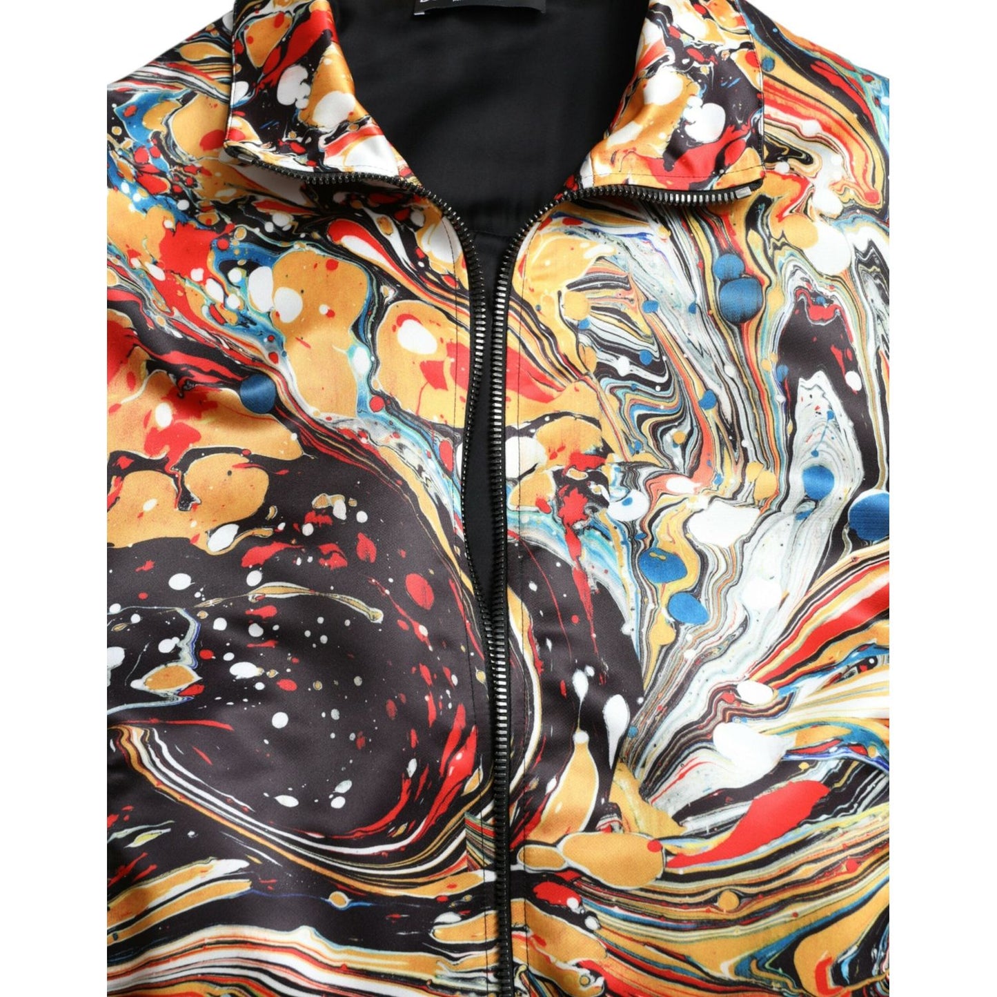 Dolce & Gabbana Colorful Abstract Bomber Jacket Dolce & Gabbana