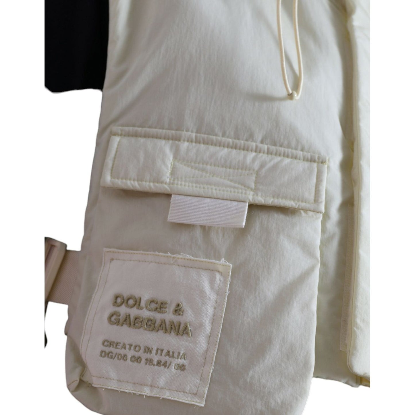 Dolce & Gabbana Sunshine Yellow Hooded Vest Jacket Dolce & Gabbana