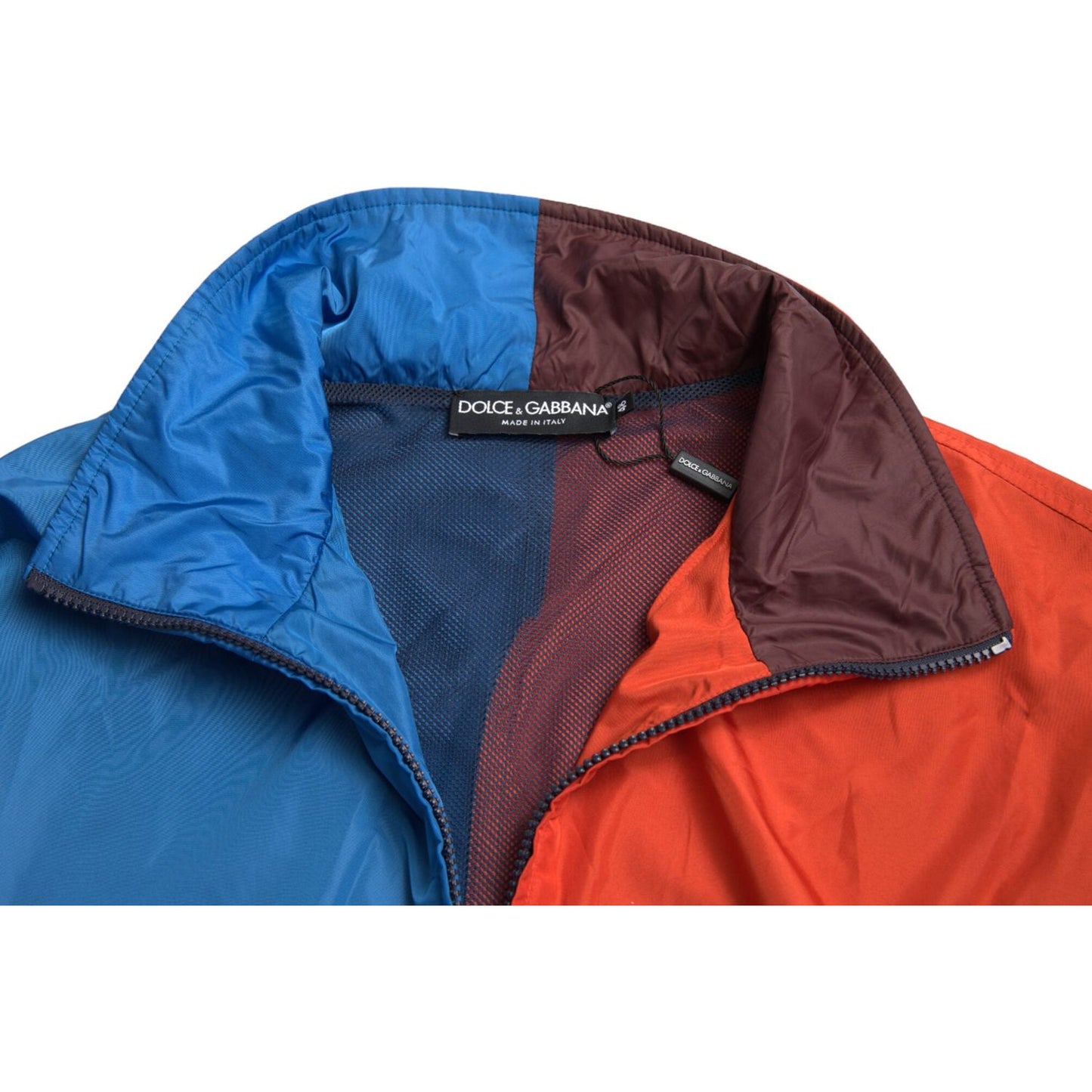 Dolce & Gabbana Multicolor Techno Fabric Windbreaker Jacket Dolce & Gabbana