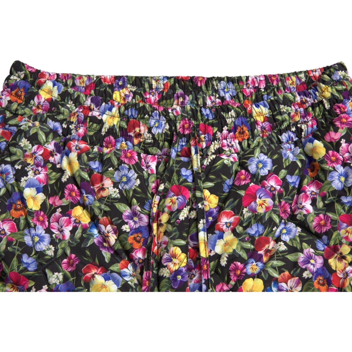 Dolce & Gabbana Vibrant High Waist Floral Shorts Dolce & Gabbana