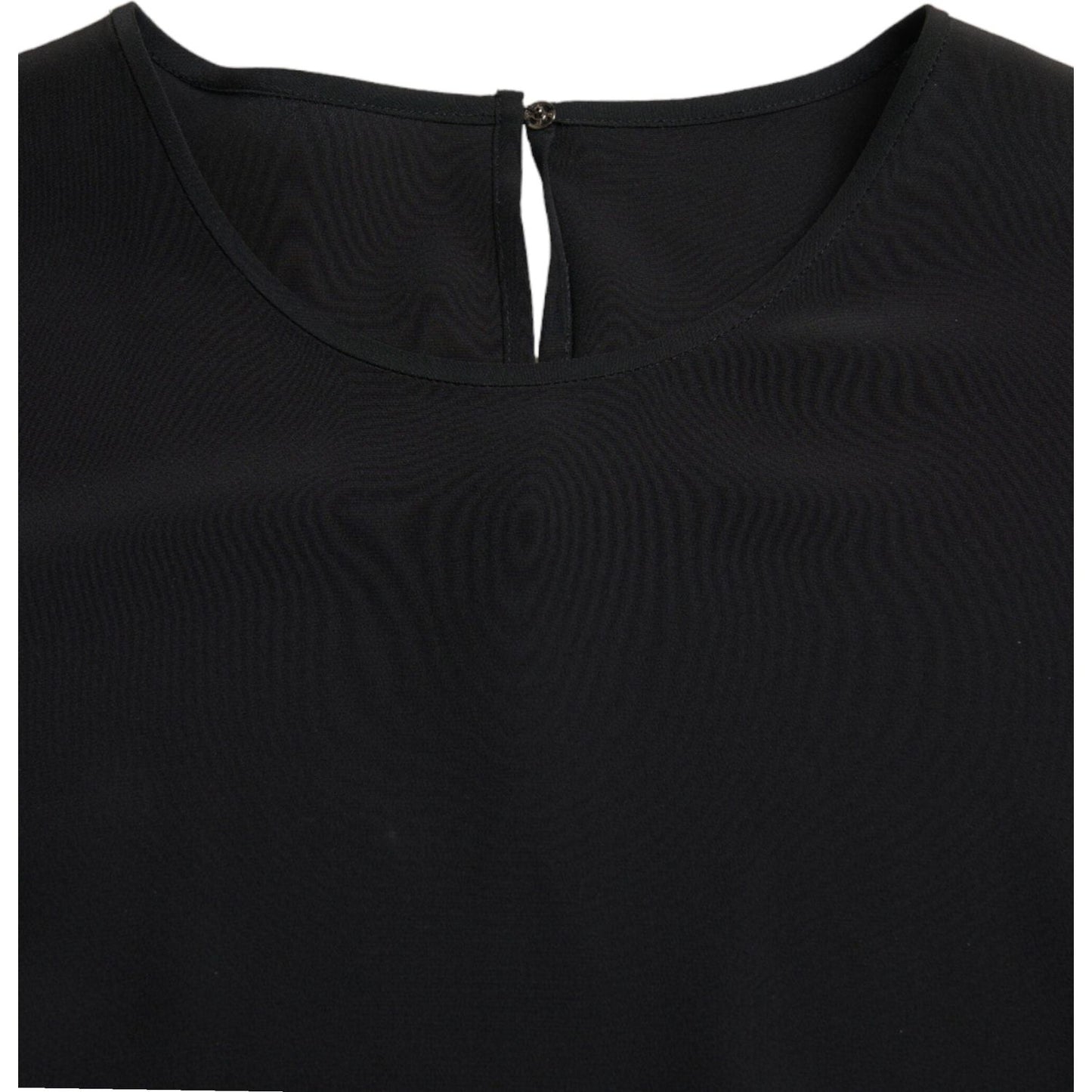 Dolce & Gabbana Elegant Silk Blend Round Neck Blouse Dolce & Gabbana