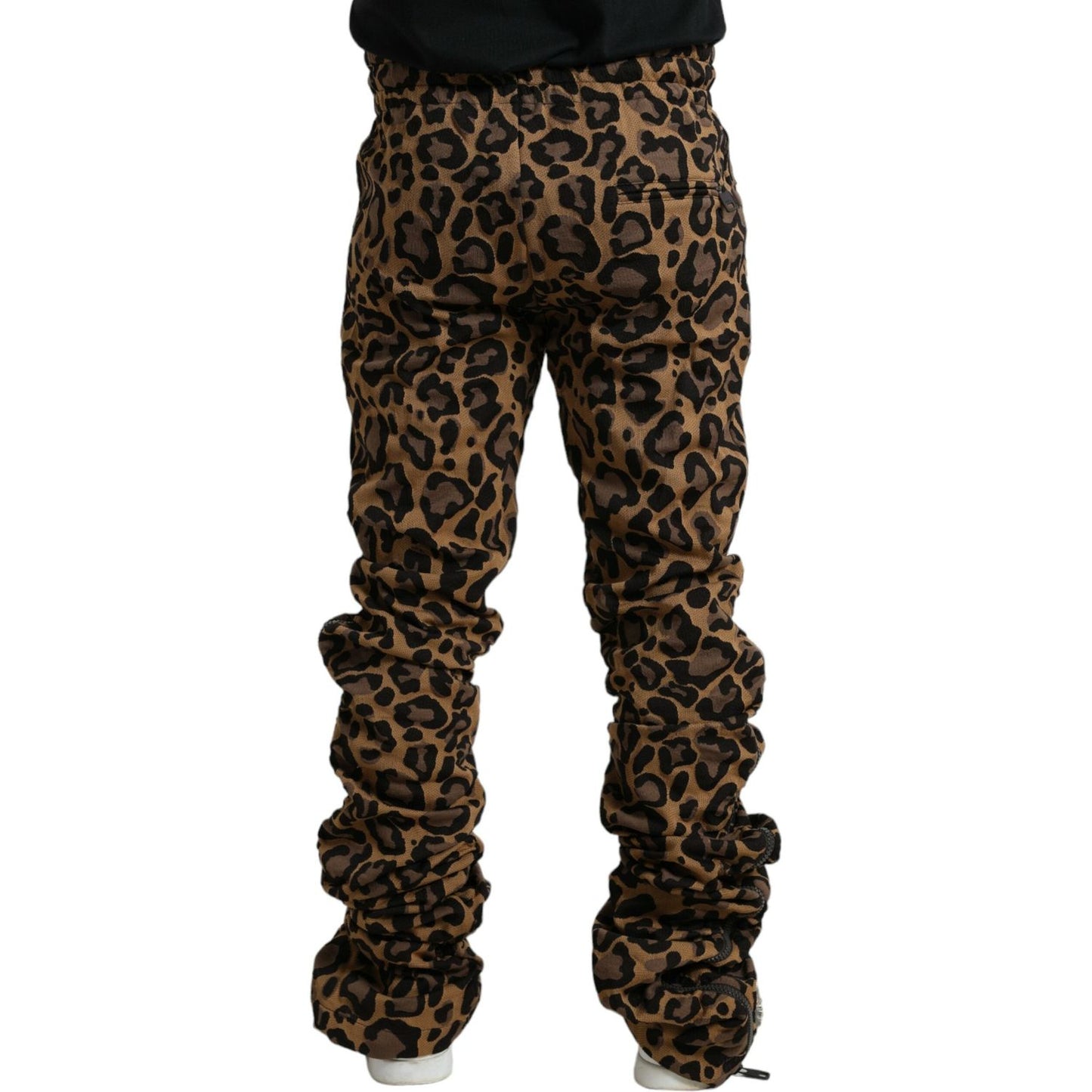 Dolce & Gabbana Chic Leopard Print Jogger Pants Dolce & Gabbana