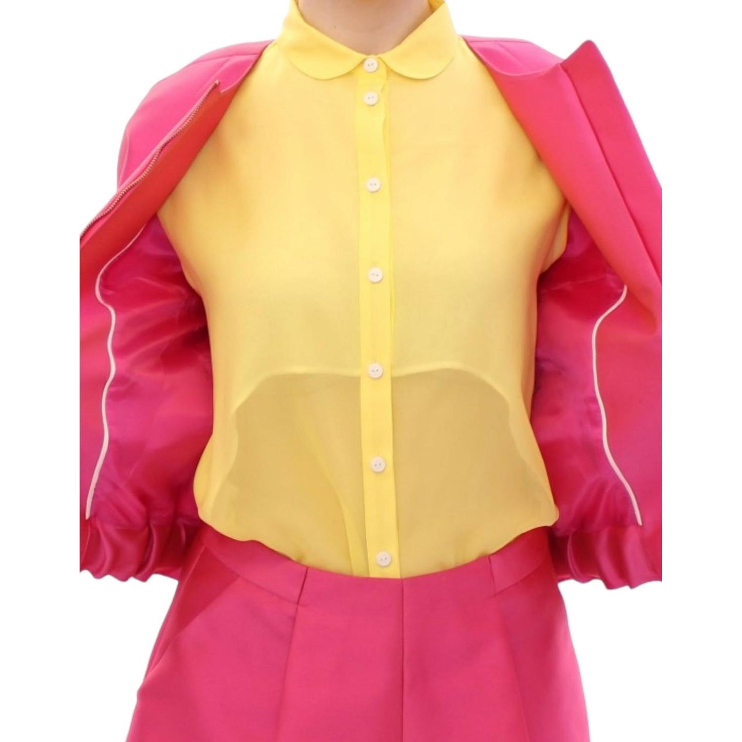 CO|TE Elegant Pink Silk Blend Jacket Coats & Jackets CO|TE