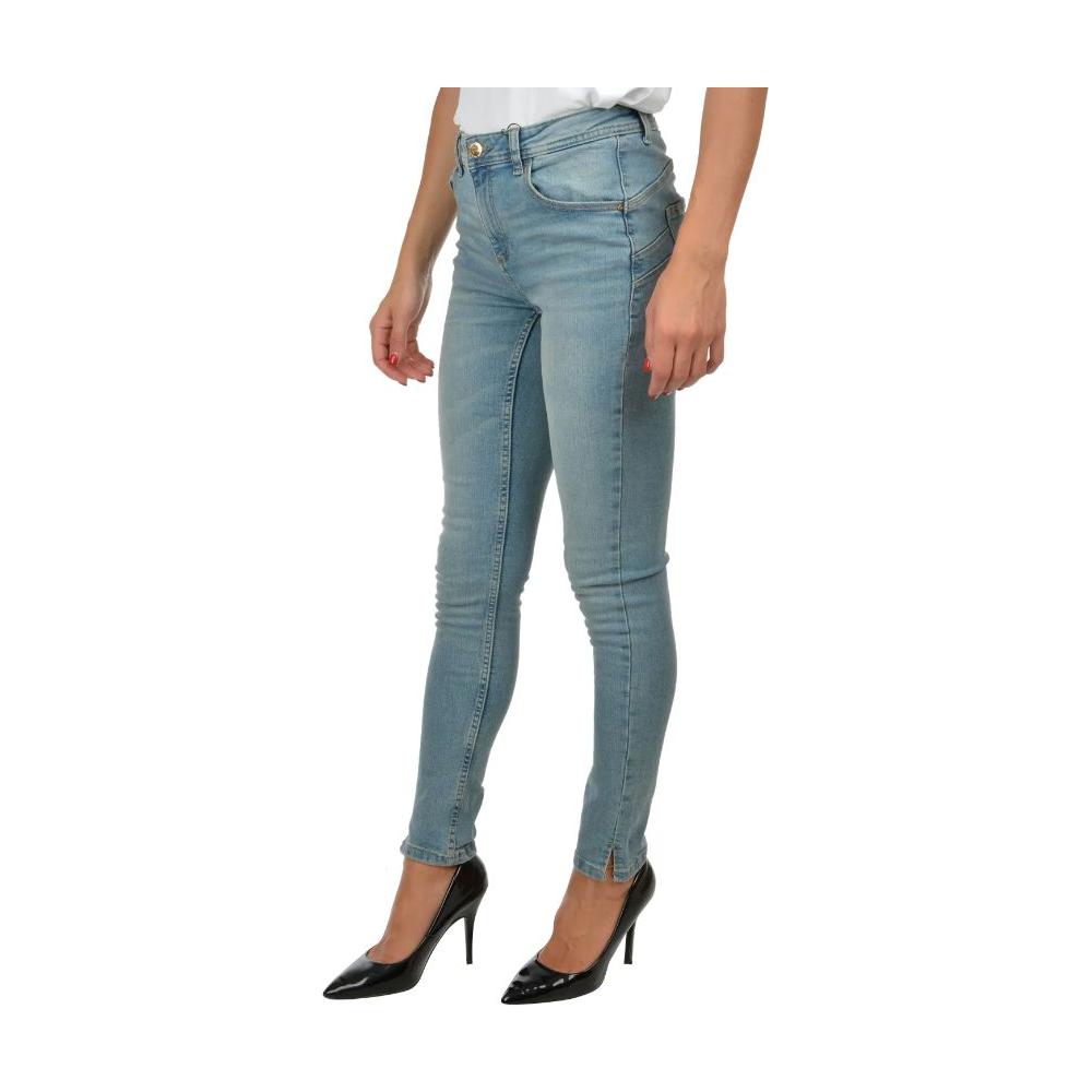 Yes Zee Light Blue Cotton Women's Skinny Jean Yes Zee