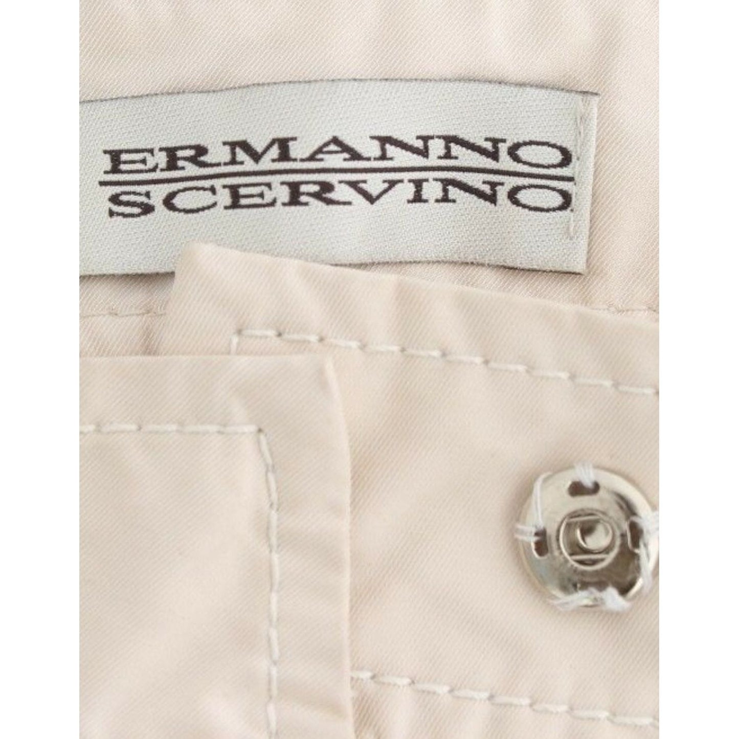 Ermanno Scervino Chic Beige Chino Pants - Elegance Redefined Jeans & Pants Ermanno Scervino