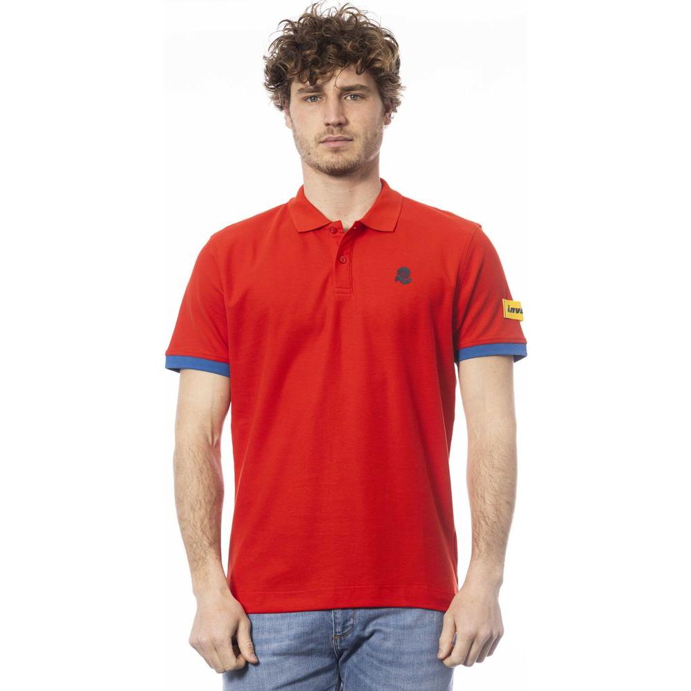 Invicta Red Cotton Men Polo Shirt Invicta