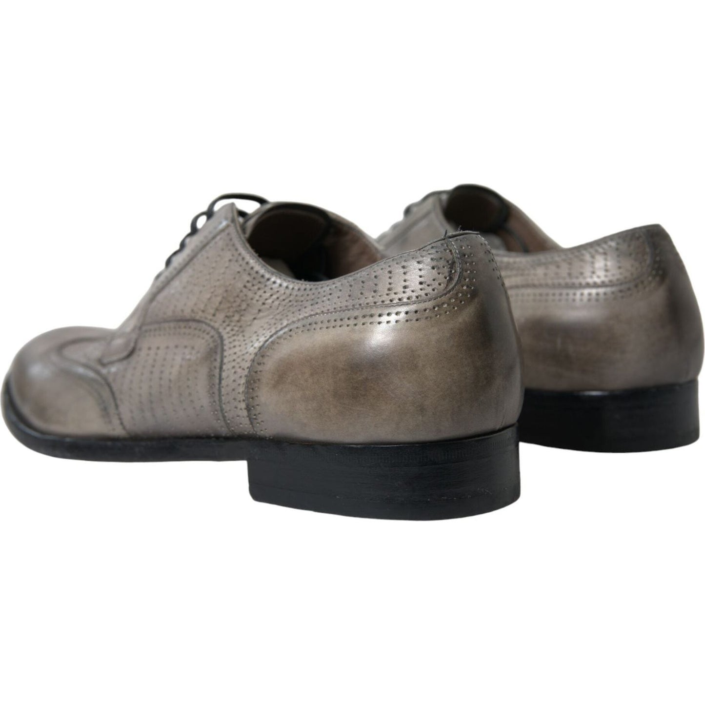 Dolce & Gabbana Elegant Calfskin Derby Lace-Ups Dolce & Gabbana