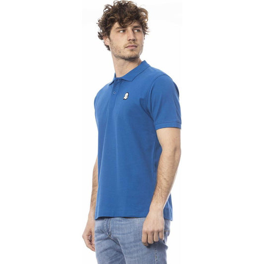 Invicta Blue Cotton Men Polo Shirt Invicta